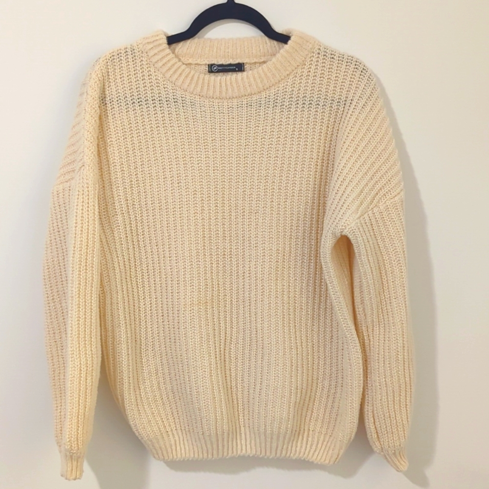 White Knit Sweater